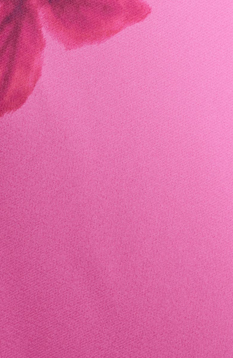 LoveShackFancy Joelette Floral Satin Dress, Alternate, color, 