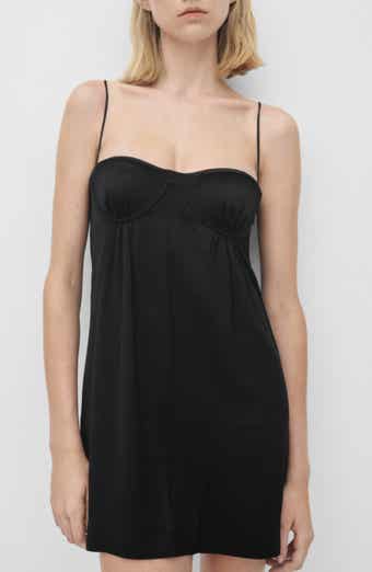 MANGO Satin Minidress