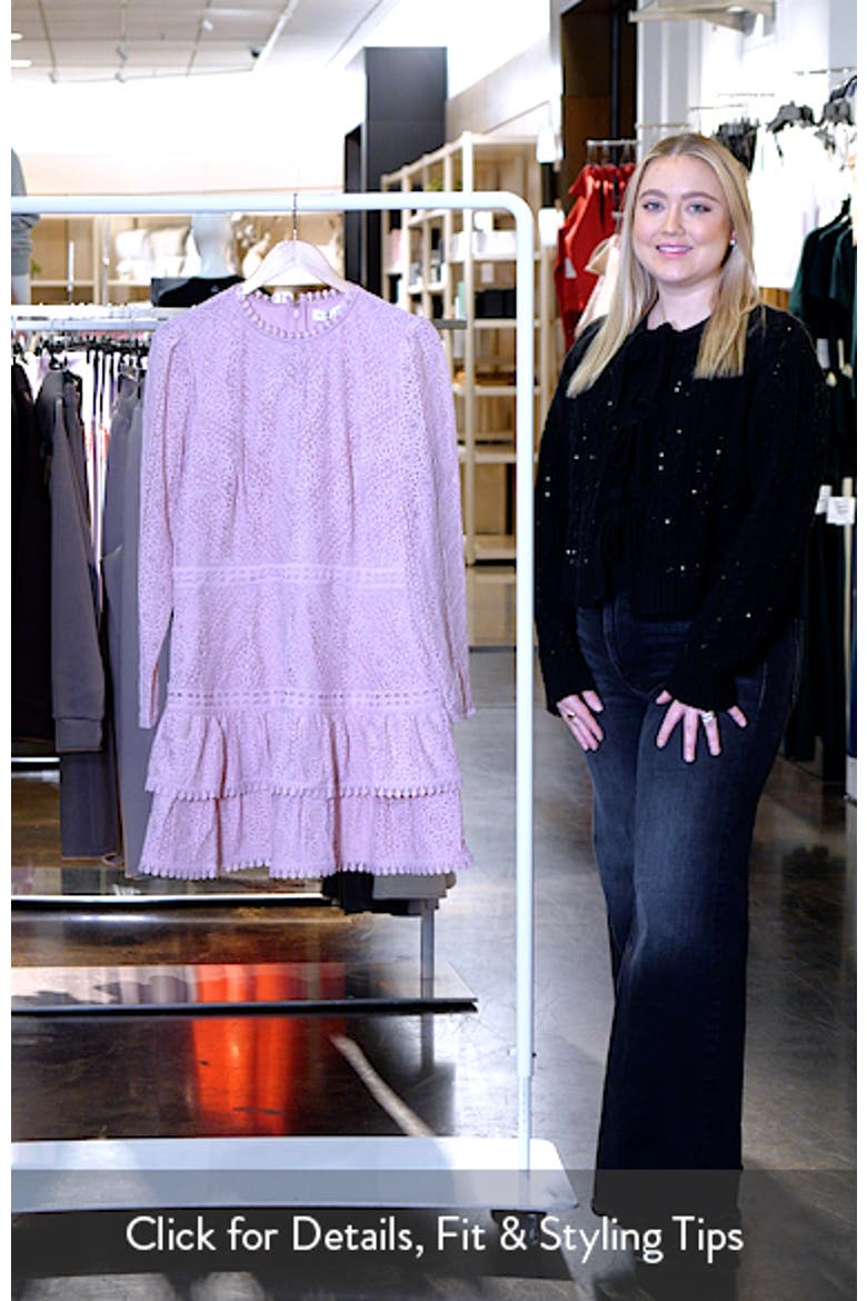 Gabriella Long Sleeve Lace Minidress video
