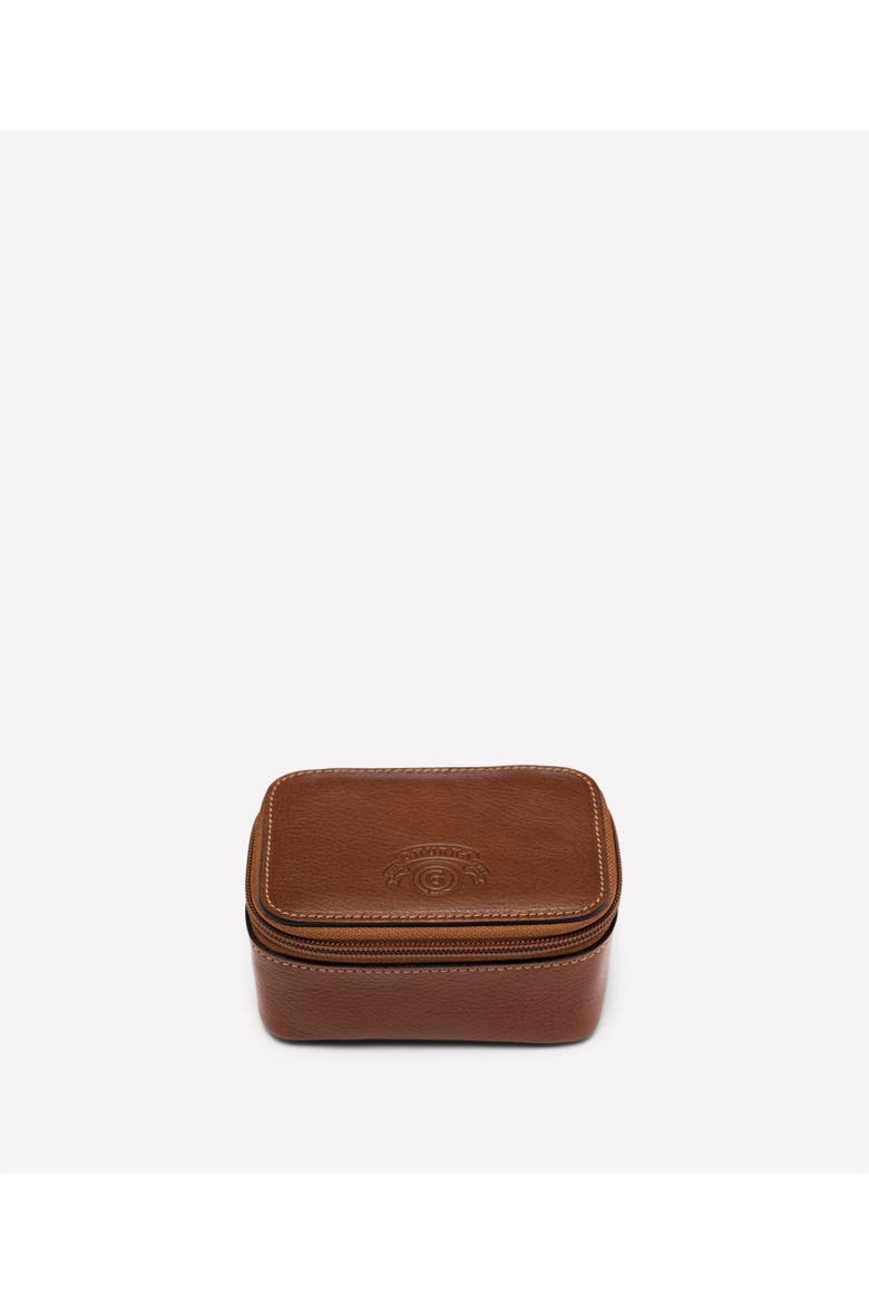 Travel Watch Case No. 257, Main, color, Vintage Chestnut Leather