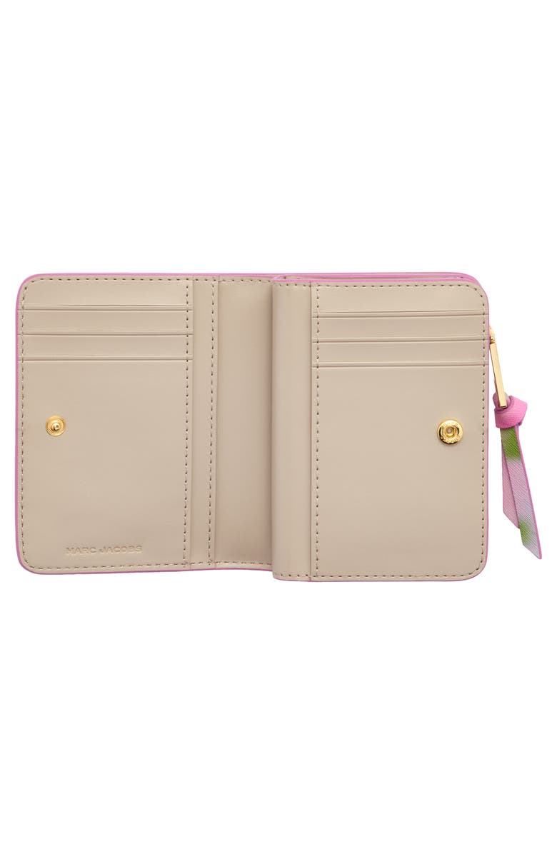 Marc Jacobs The Mini Compact Wallet, Alternate, color, Ribbon Pink Multi