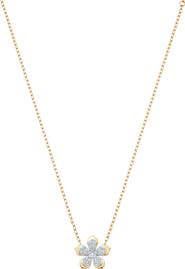 Sara Weinstock Lierre Diamond Pavé Flower Pendant Necklace