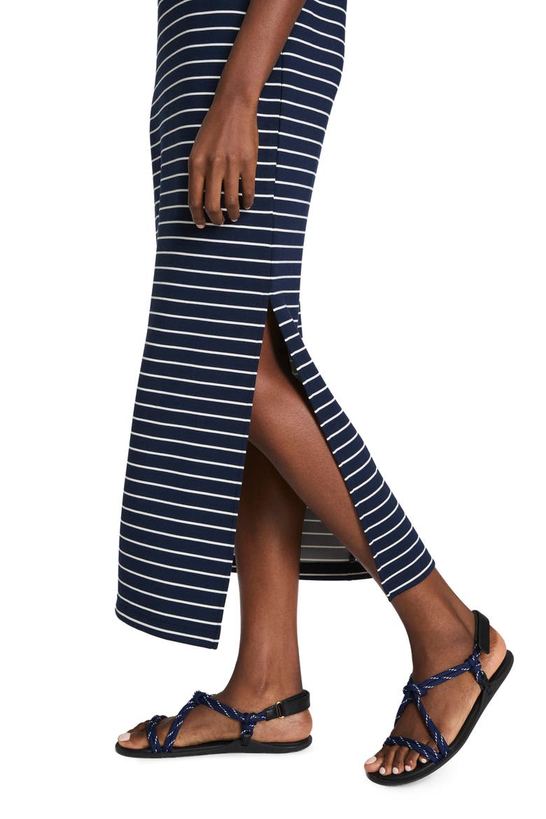 AirEssentials® Stripe Sleeveless UPF 50+ Tank Maxi Dress, Alternate, color, NAVY CREW STRIPE