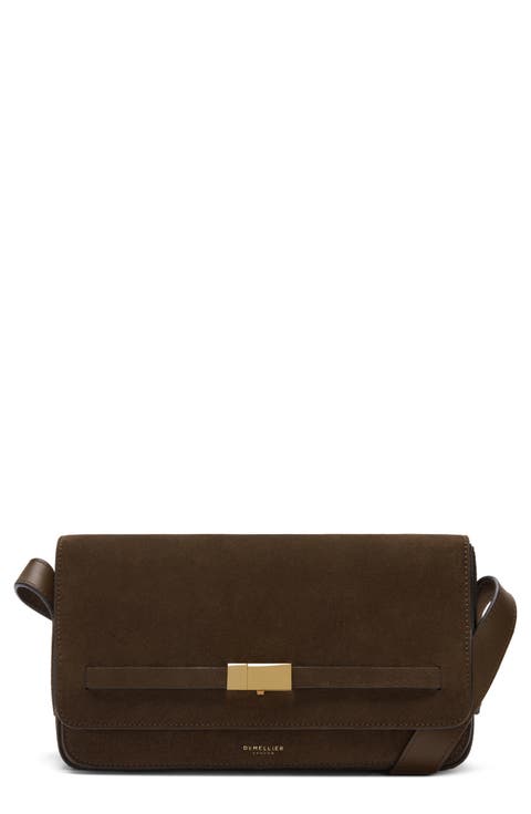 The New York Leather & Suede Crossbody Bag