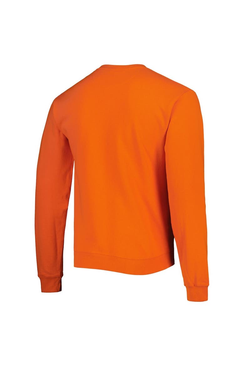 Men's League Collegiate Wear Orange Clemson Tigers 1965 Arch Essential Lightweight Pullover Sweatshirt, Alternate, color, Orange