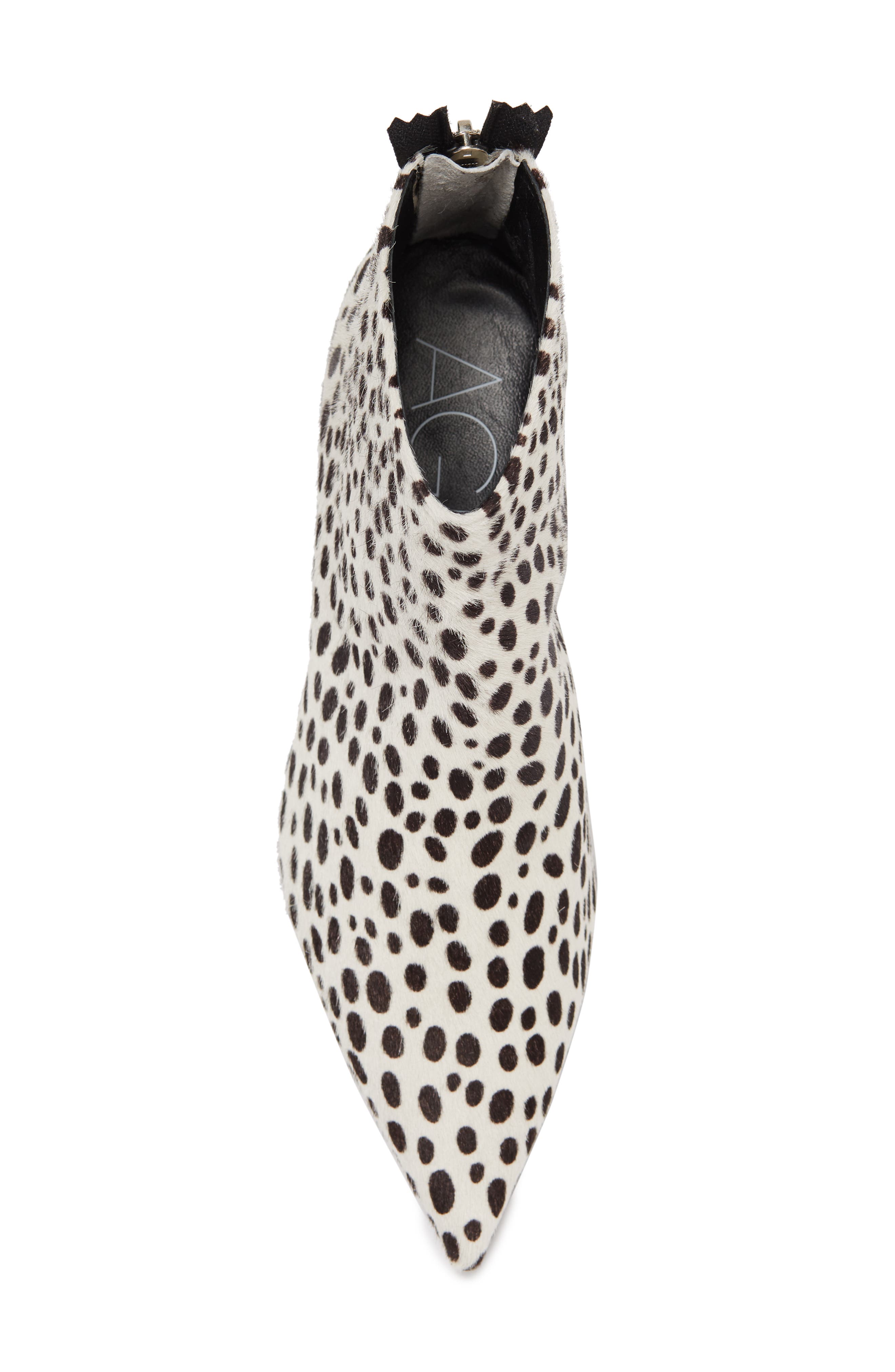 AGL Calf Hair Animal Print Bootie, Alternate, color, 