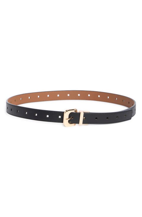 Reversible Square Buckle Belt
