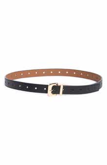 BCBG Reversible Square Buckle Belt