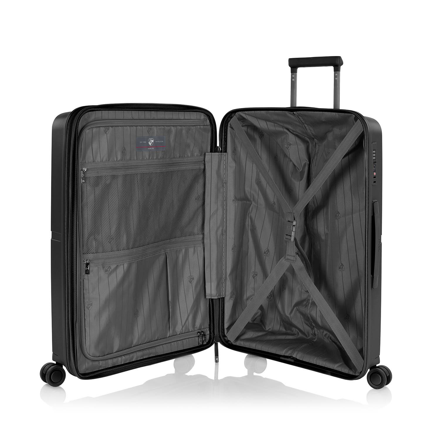 Heys Airlite 26 Inch Luggage, Alternate, color, Black