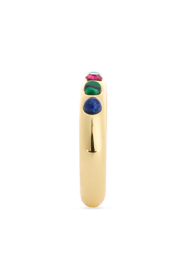 Scatter Stone Band Ring, Alternate, color, RAINBOW/ GOLD