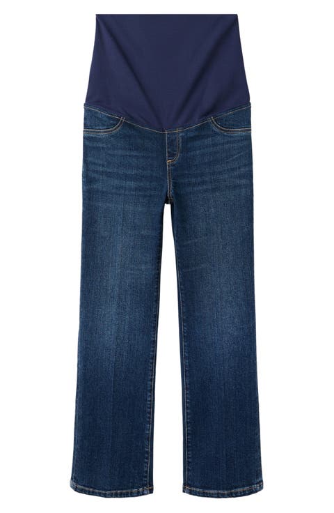 Maternity Low Rise Crop Bootcut Jeans