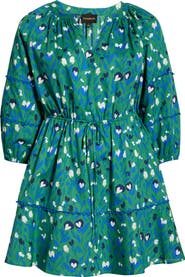 SUGARLIPS Laury Floral Print Minidress