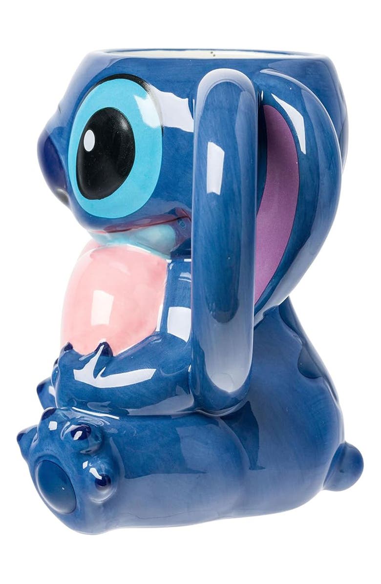 Lilo & Stitch Ohana Heart Ceramic Mug, Alternate, color, 