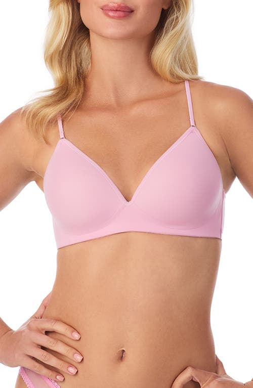 On Gossamer Next To Nothing Microfiber Wireless T-shirt Bra In Pink