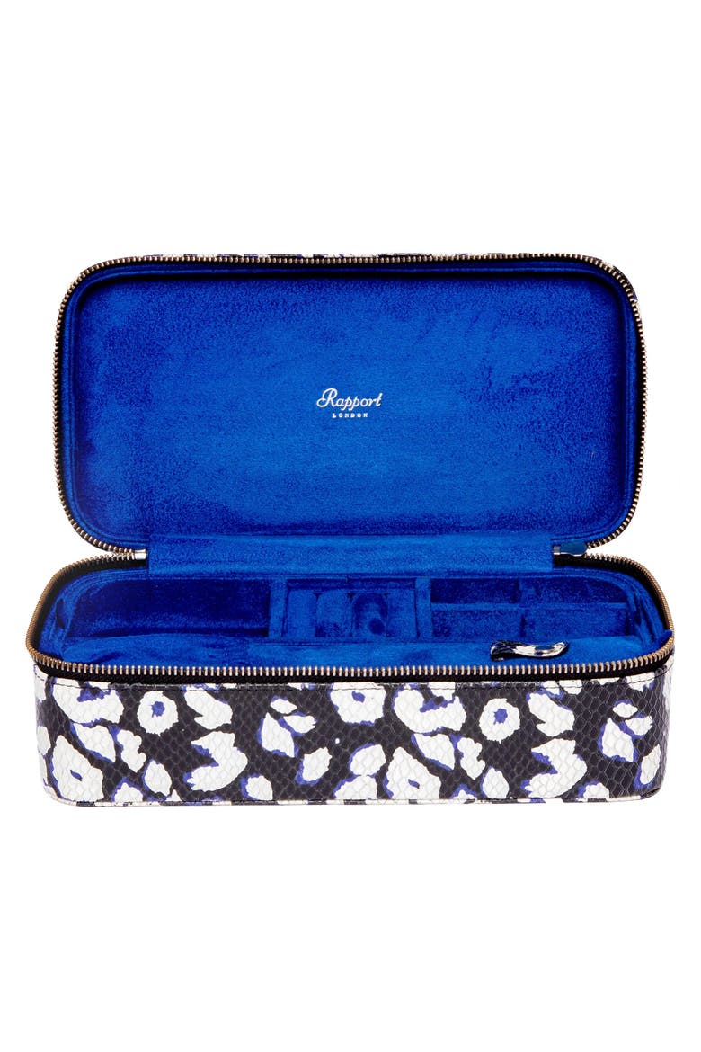 SLOANE ZIP JEWELLERY CASE, Main, color, Blue