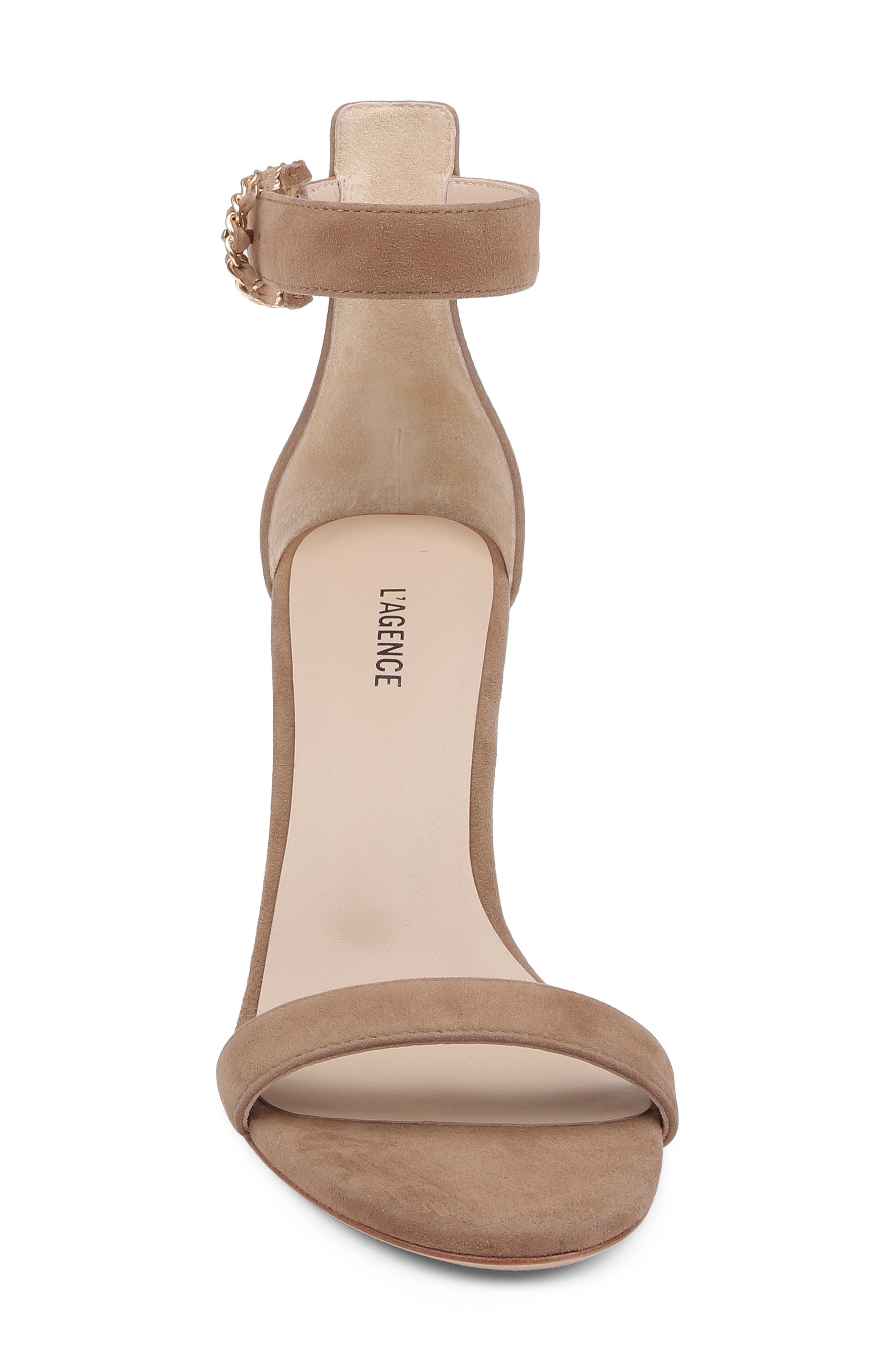 Gisele VII Sandal, Alternate, color, COFFEE SUEDE