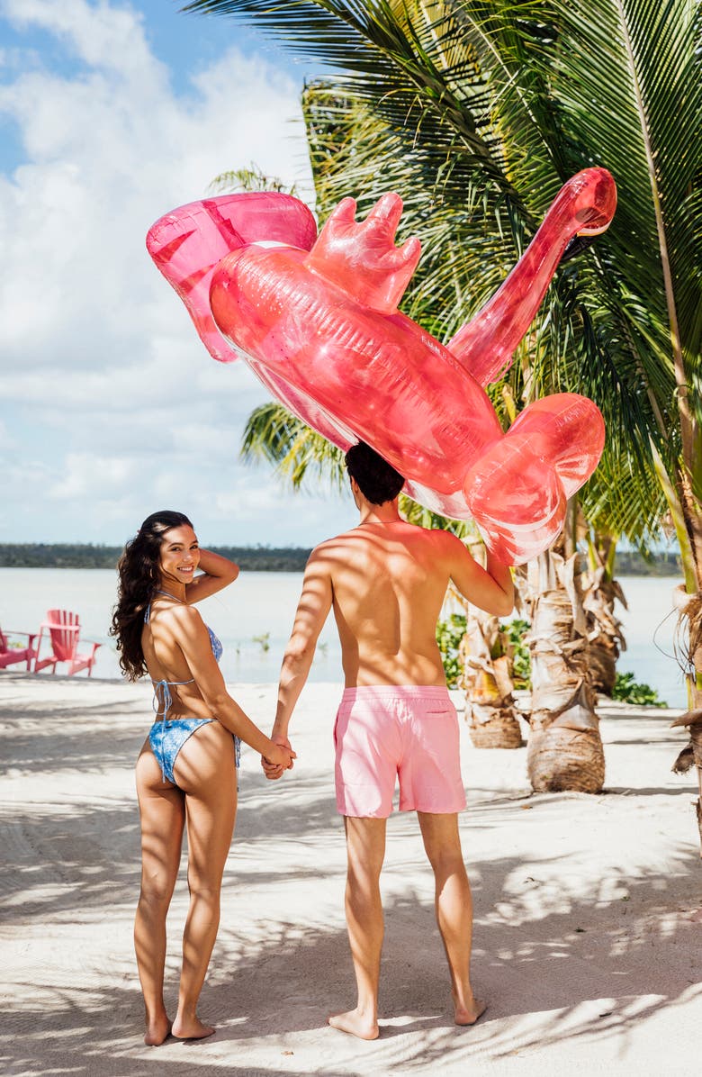 FUNBOY Glitter Flamingo Pool Float, Alternate, color, 