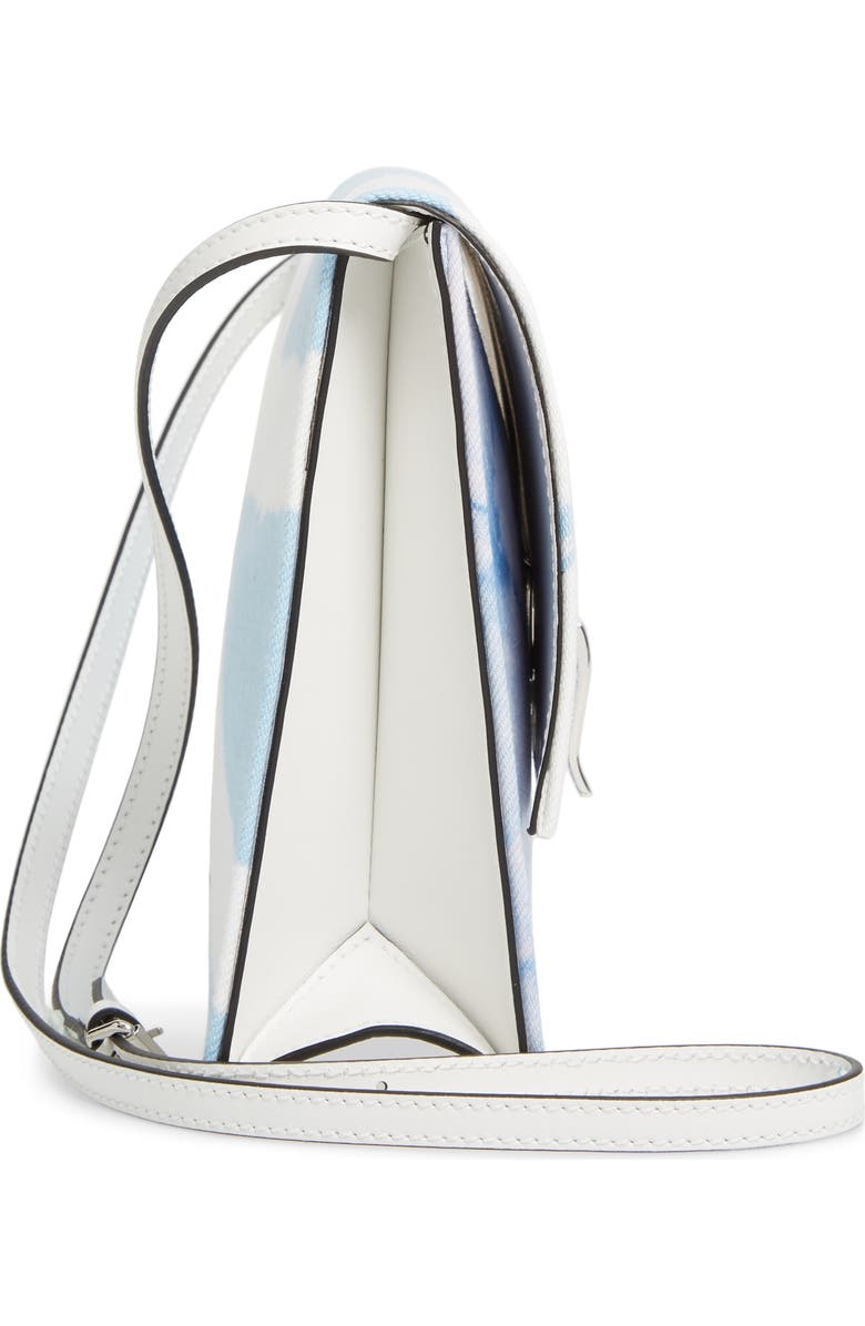 Proenza Schouler Small Lunch Bag Tie Dye Denim Shoulder Bag, Alternate, color,