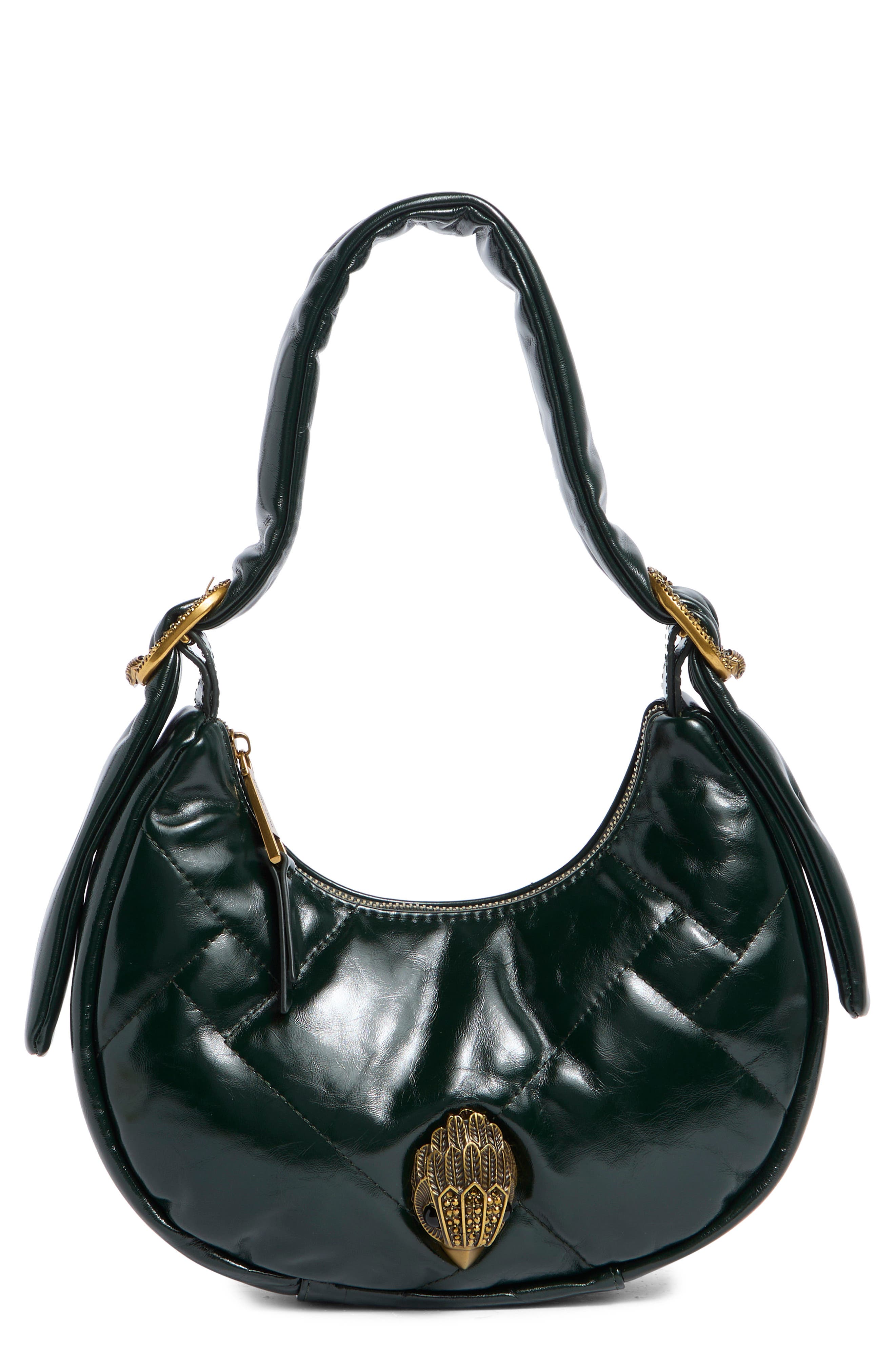 Kurt Geiger London Small Kensington Puff Quilted Leather Hobo Bag, Main, color, 