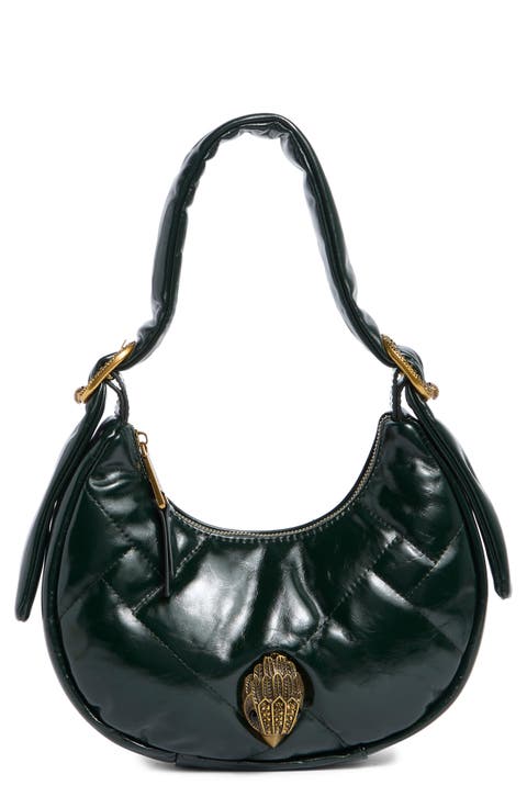 Small Kensington Puff Quilted Leather Hobo Bag