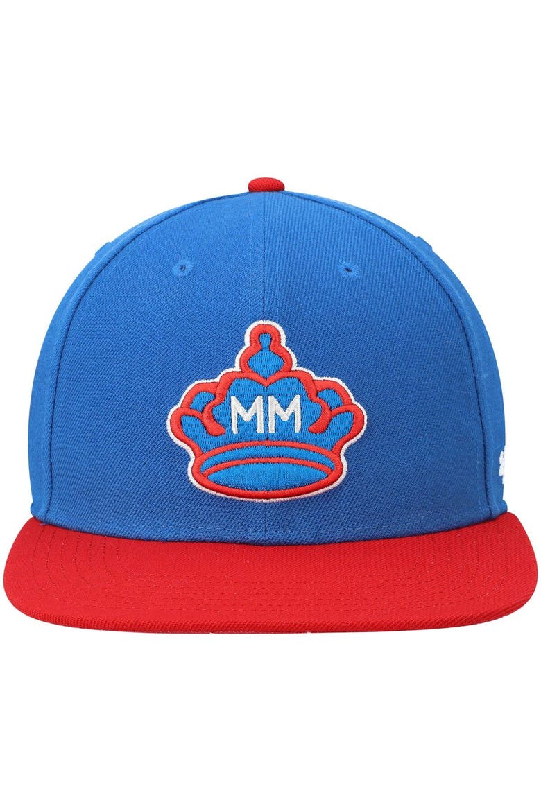 Men's '47 Blue Miami Marlins 2021 City Connect Captain Snapback Hat, Alternate, color, Blue