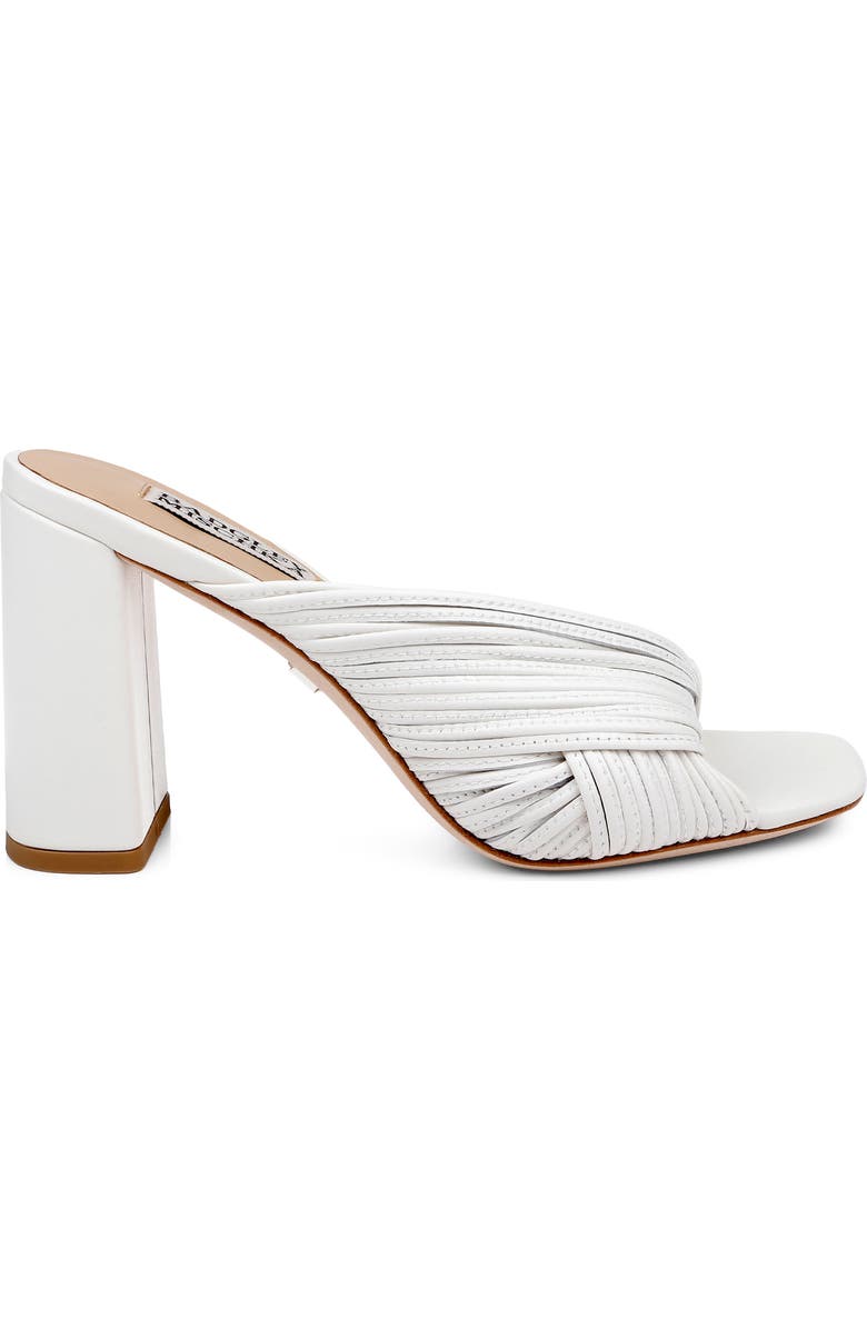 Badgley Mischka Collection Winslow Slide Sandal, Alternate, color, White Leather