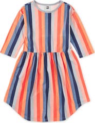 Tea Collection Long Sleeve Midi Dress