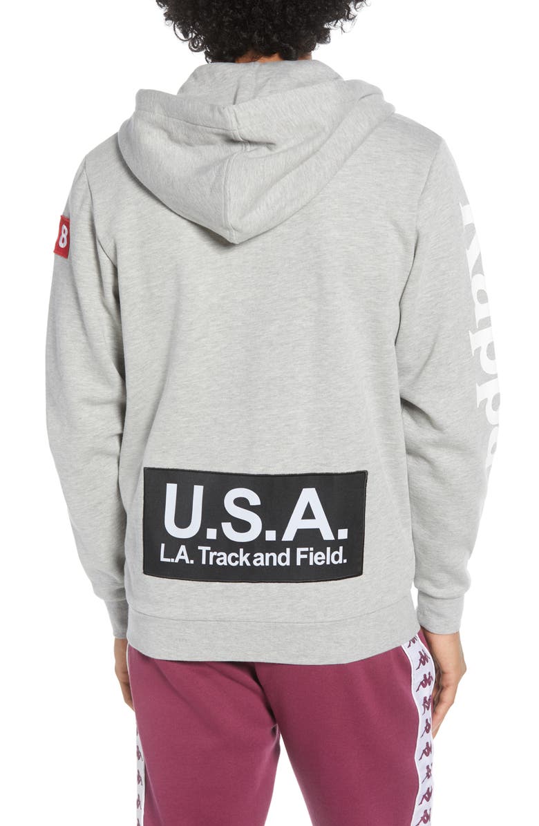 KAPPA ACTIVE Authentic LA Beris Zip Hoodie, Alternate, color, 