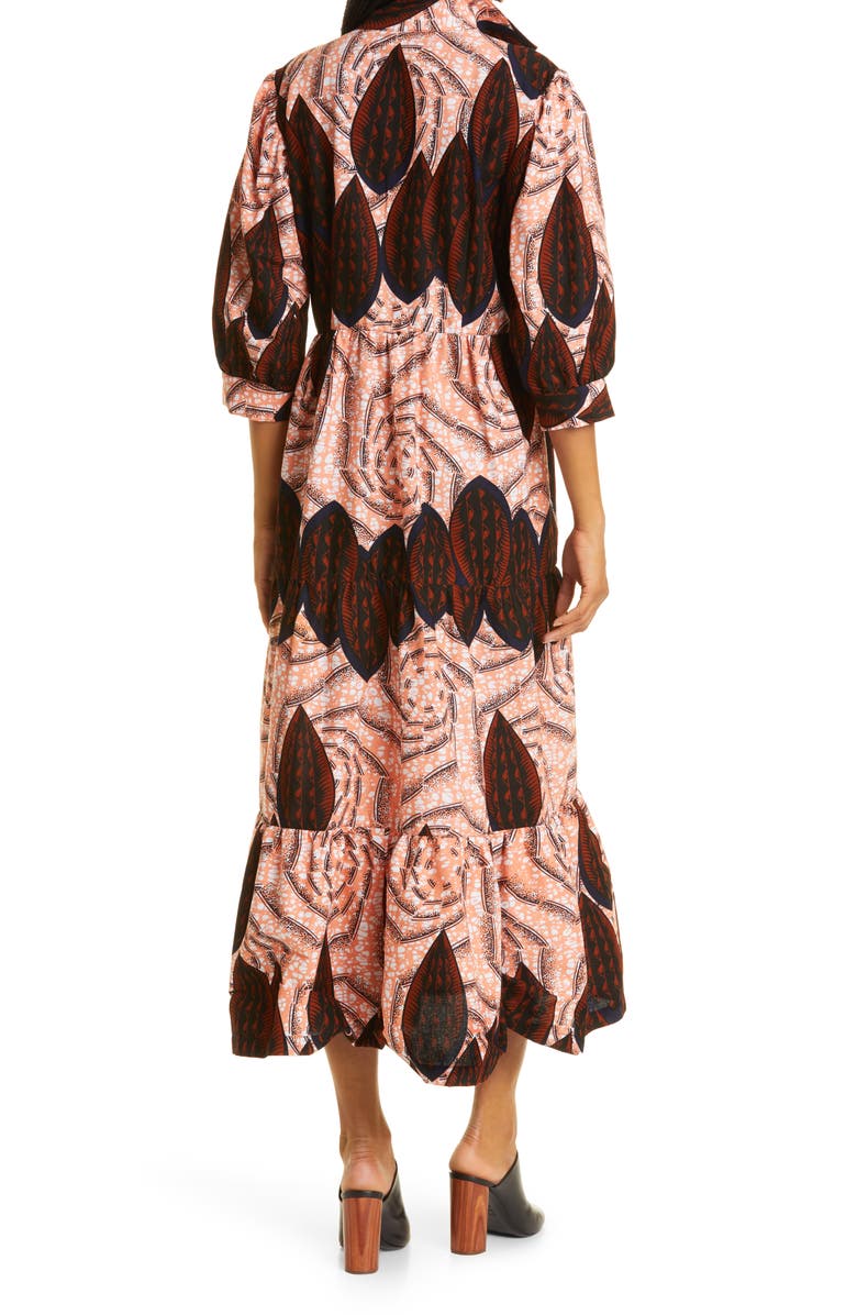 The Oula Company Mixed Print Cotton Dress, Alternate, color,