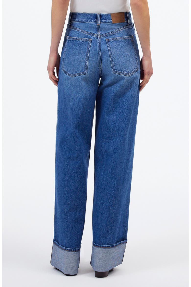 Superwide Leg Jeans, Alternate, color, FANNIN WASH