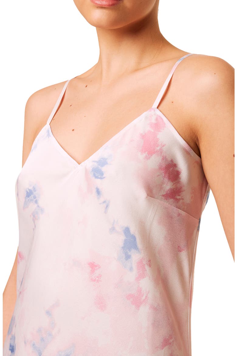Sadie Tie Dye Slipdress, Alternate, color, PINK LADY/ BELLA BLUE