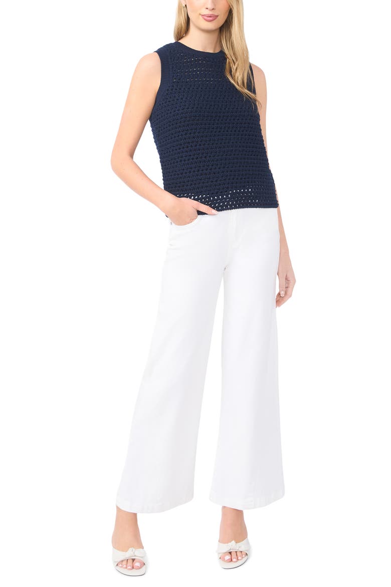 Open Stitch Sweater Tank, Alternate, color, CLASSIC NAVY