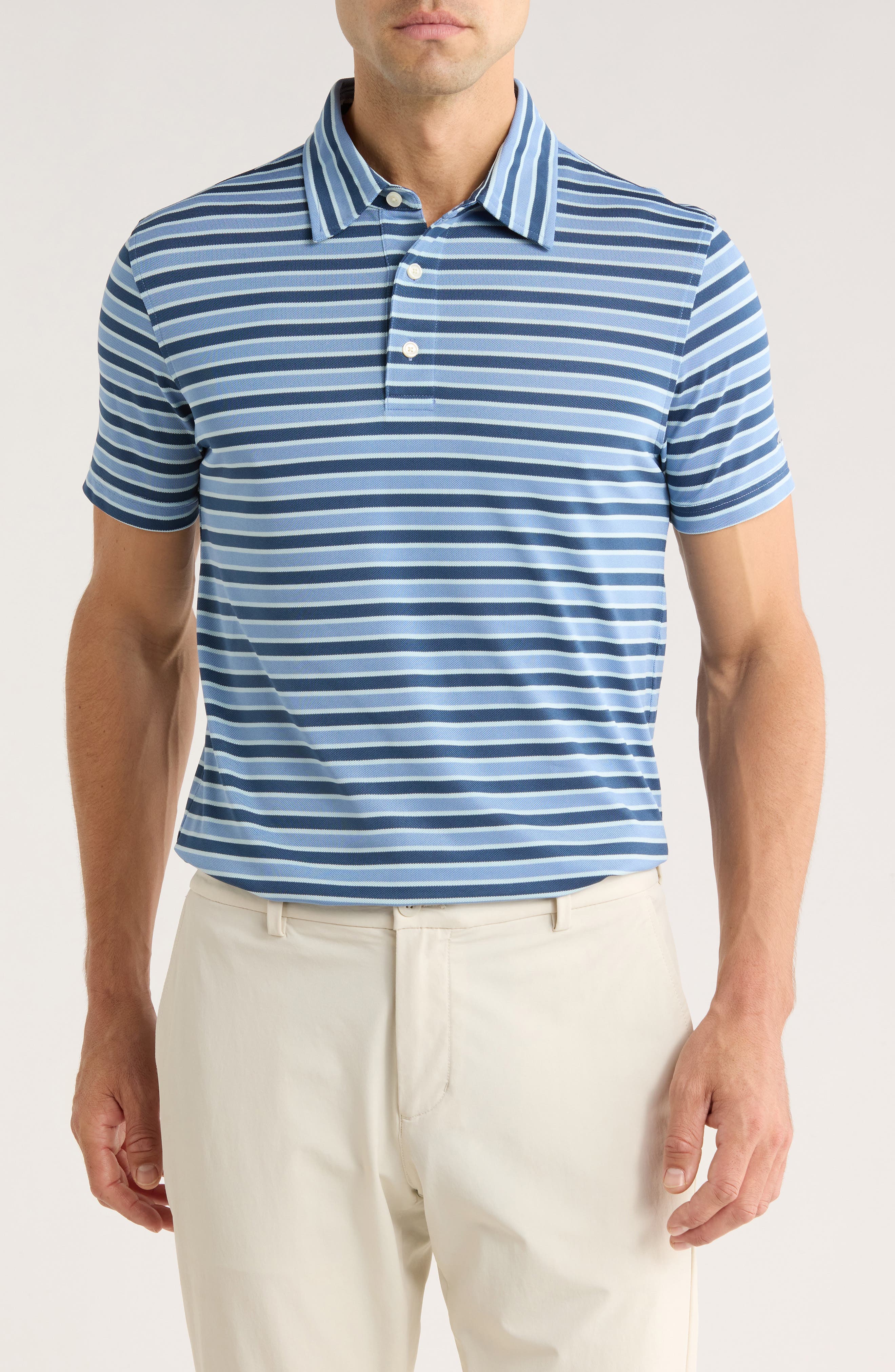 Brooks Brothers Stripe Knit Polo