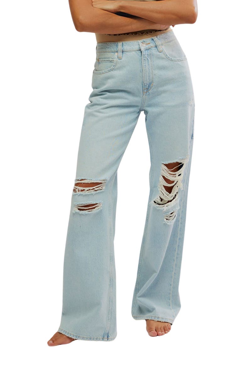 We the Free Tinsley High Waist Baggy Jeans, Main, color, RIPPER