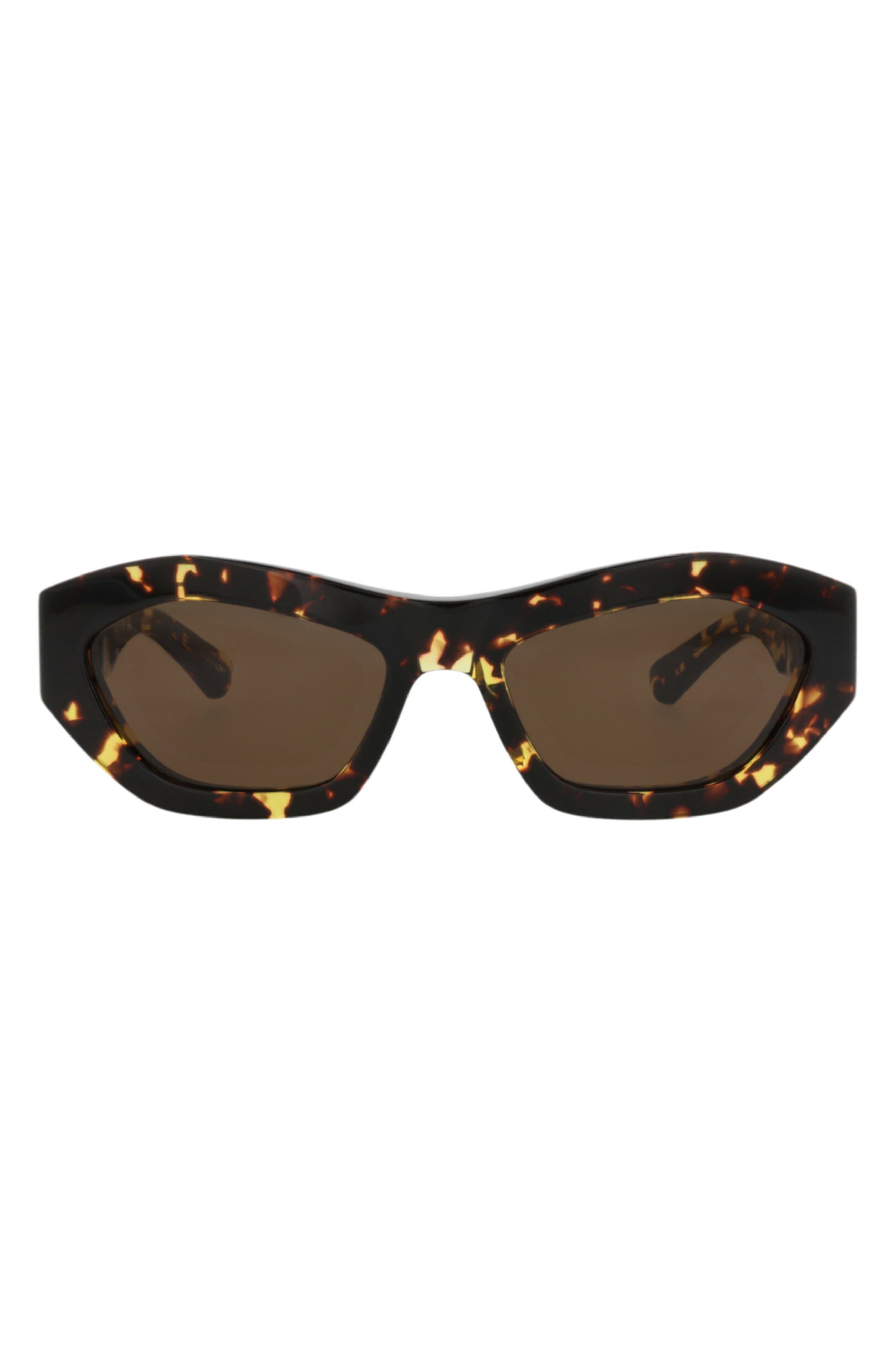 Bottega Veneta 54mm Modified Oval Sunglasses