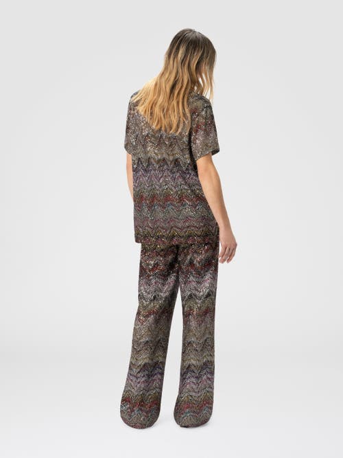 Missoni Caperdoni Short Sleeve T-shirt With Sequin In Multi