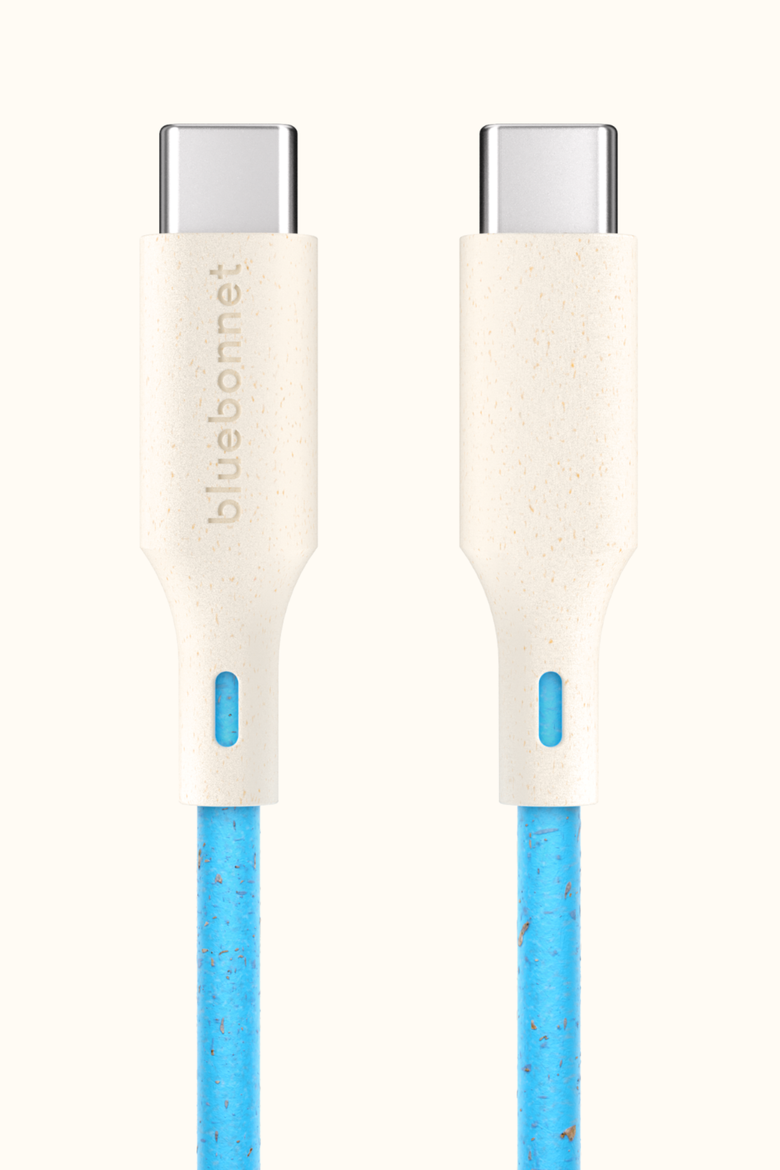 The Companion USB-C to USB-C Cable  4FT, Main, color, Blue