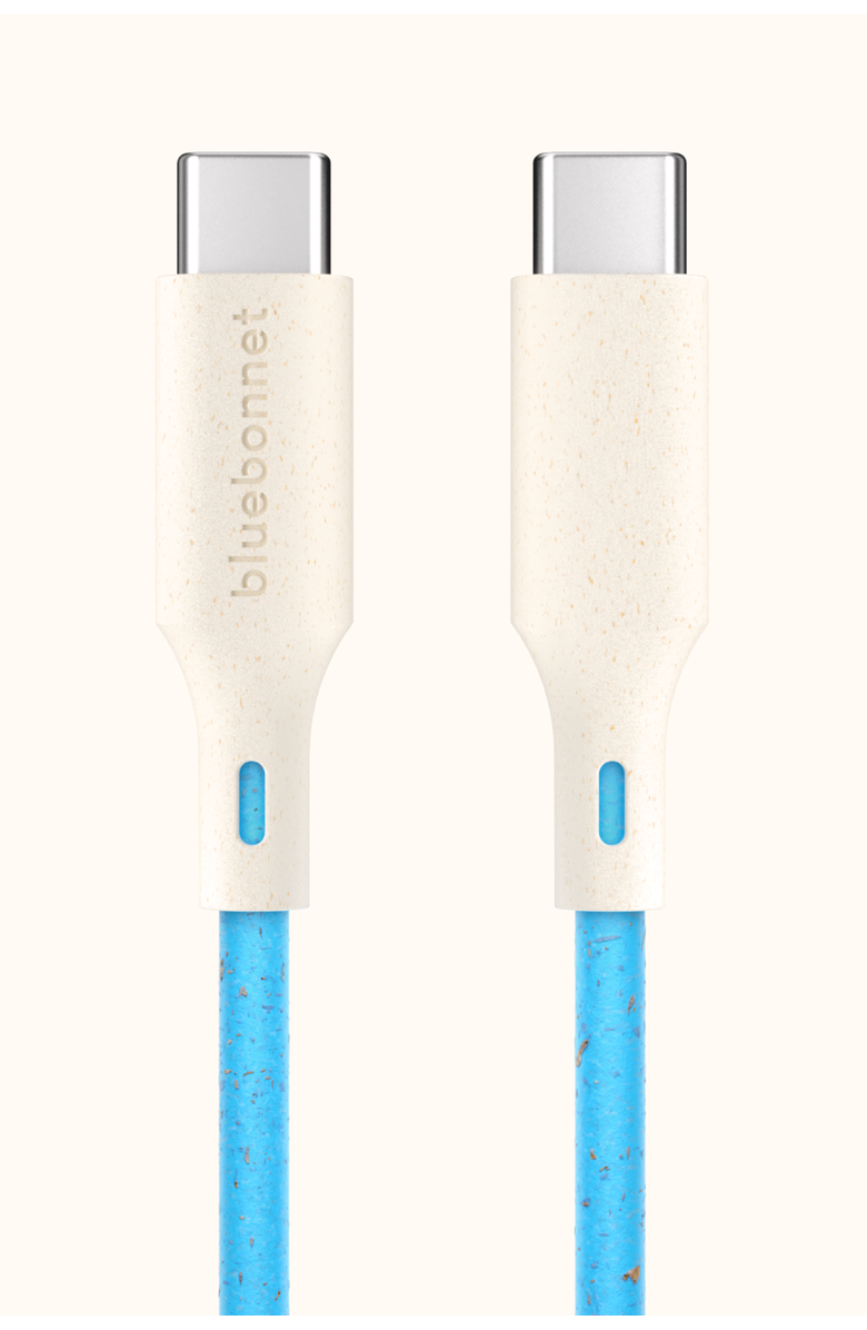 Bluebonnet The Companion USB-C to USB-C Cable 4FT, Main, color, Blue