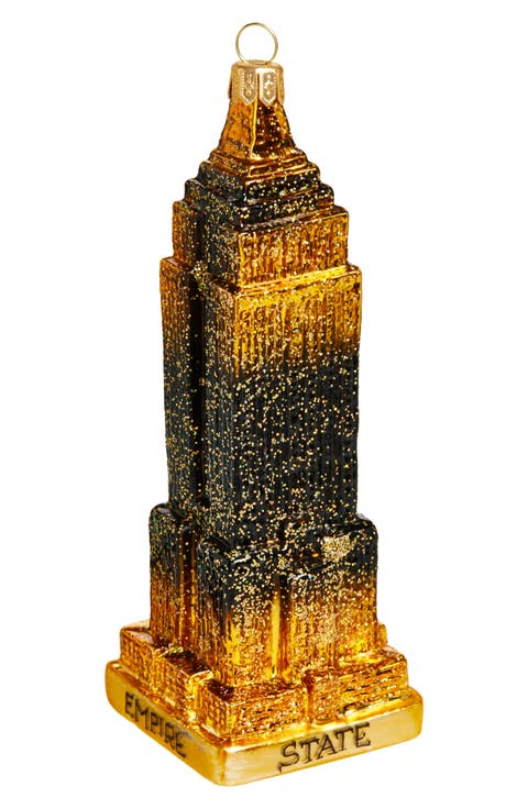 Empire State Building Glass Ornament