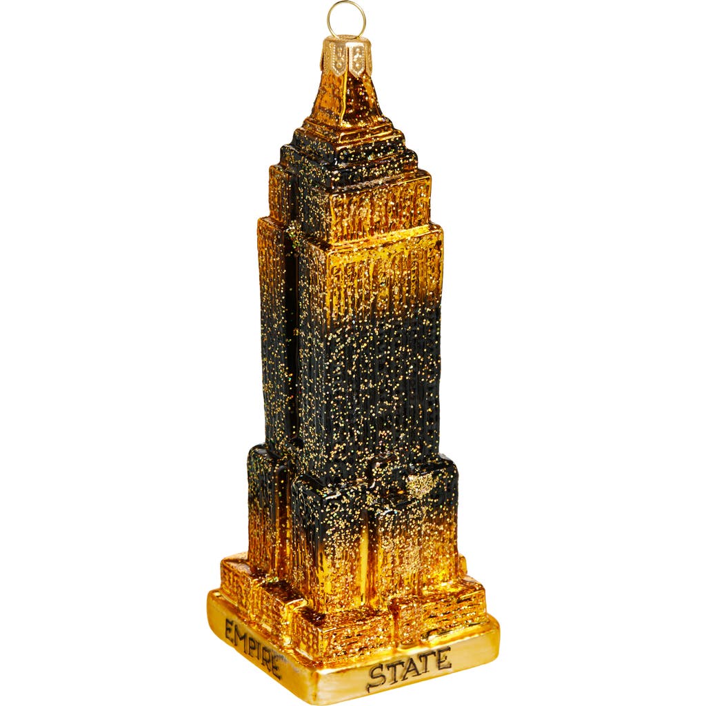 The Whitehurst Company Empire State Building Glass Ornament In Multi
