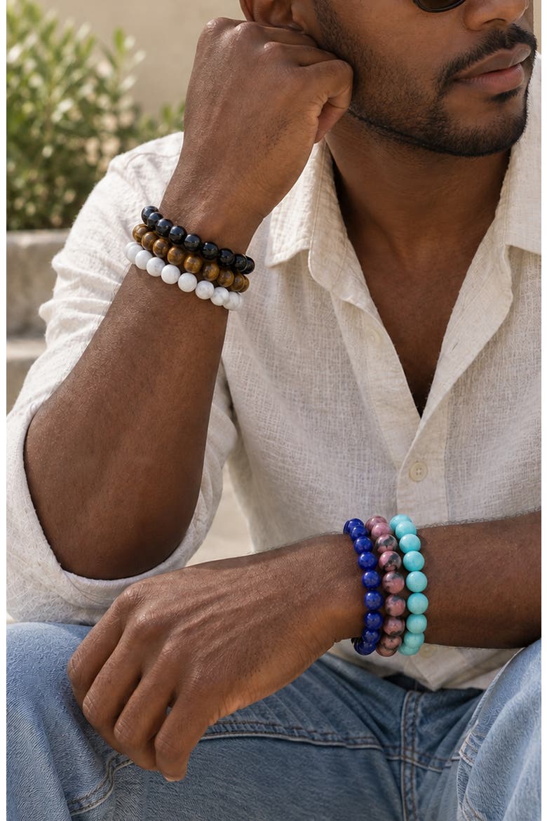Crystal Healing Beaded Bracelet, Alternate, color, Jade