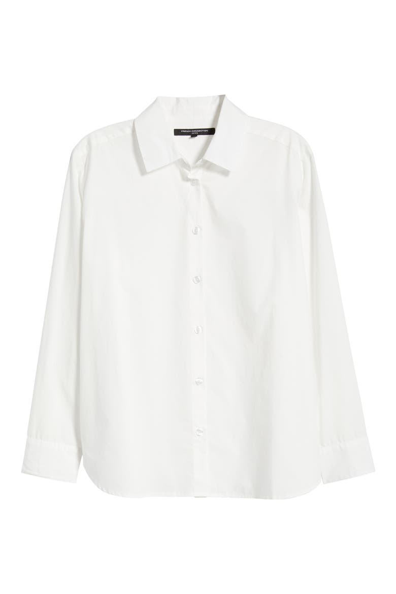 Rhodes Poplin Button-Up Shirt, Alternate, color, SUMMER WHITE