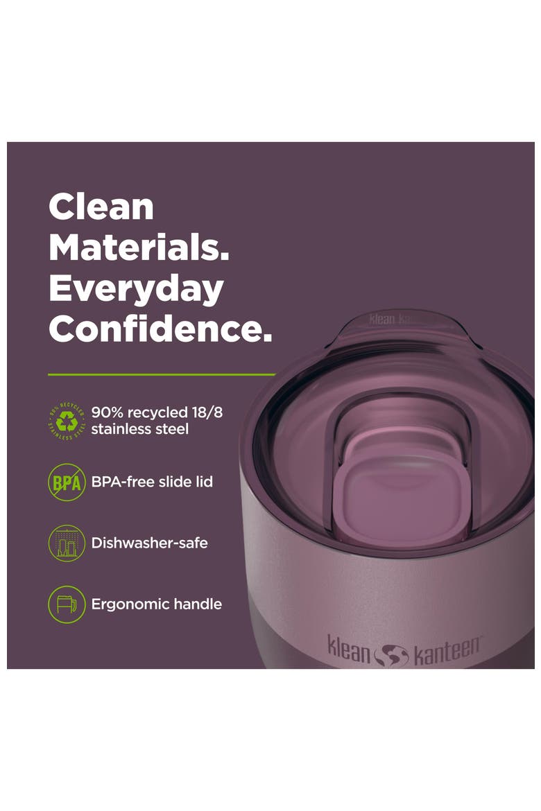 12oz Rise Mug with Slide Lid, Alternate, color, Dusty Orchid