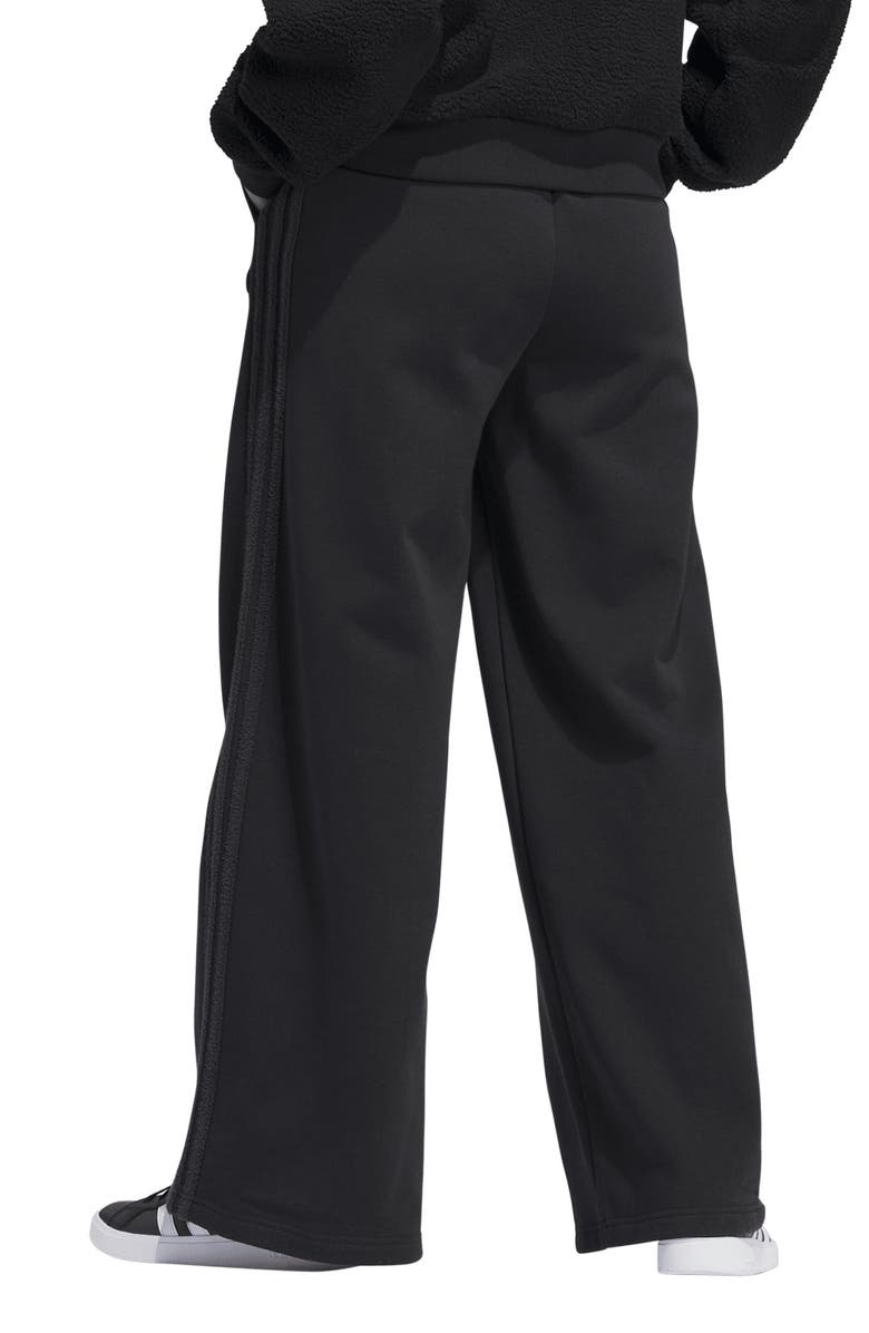 adidas Coze 3-Stripes Wide Leg Sweatpants, Alternate, color, 