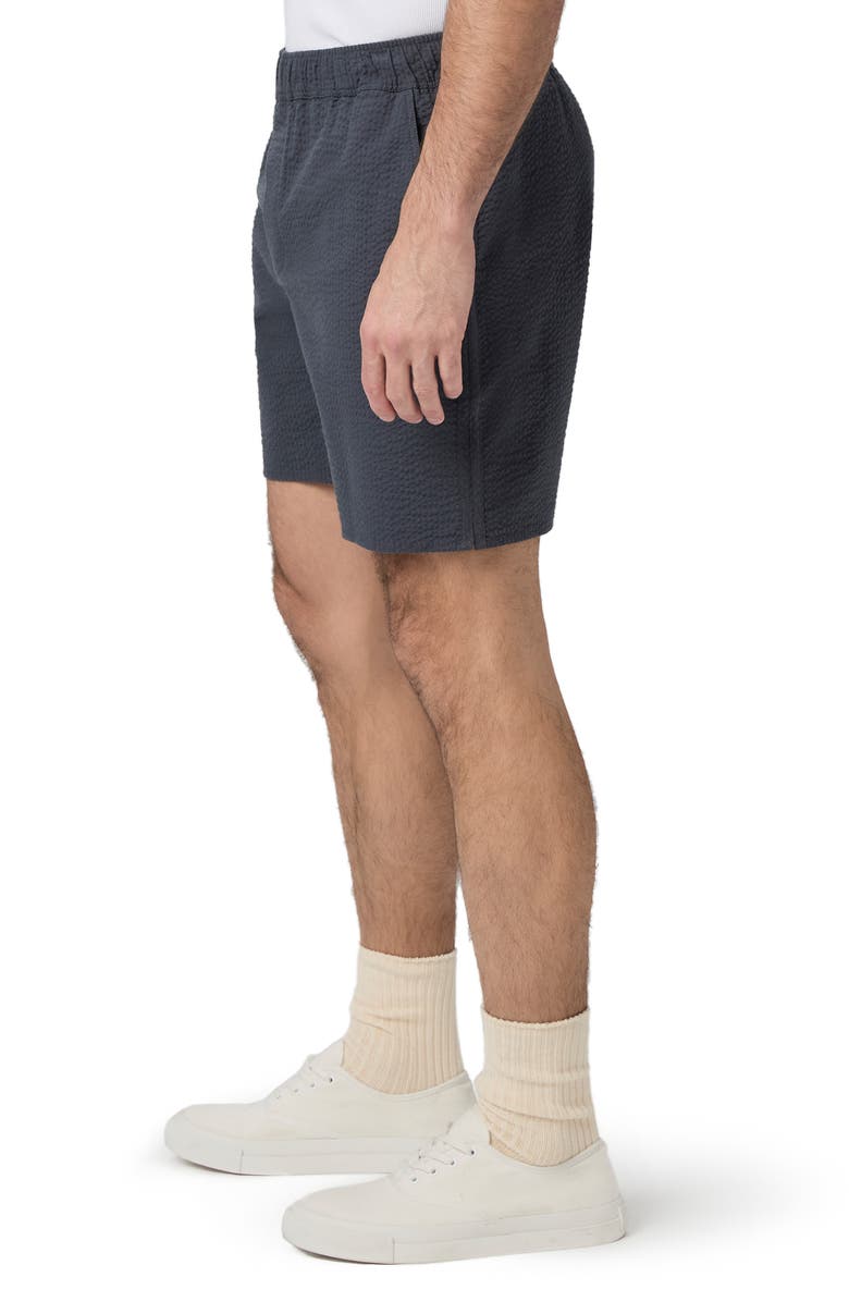 PAIGE Teague Cotton Seersucker Shorts, Alternate, color, 