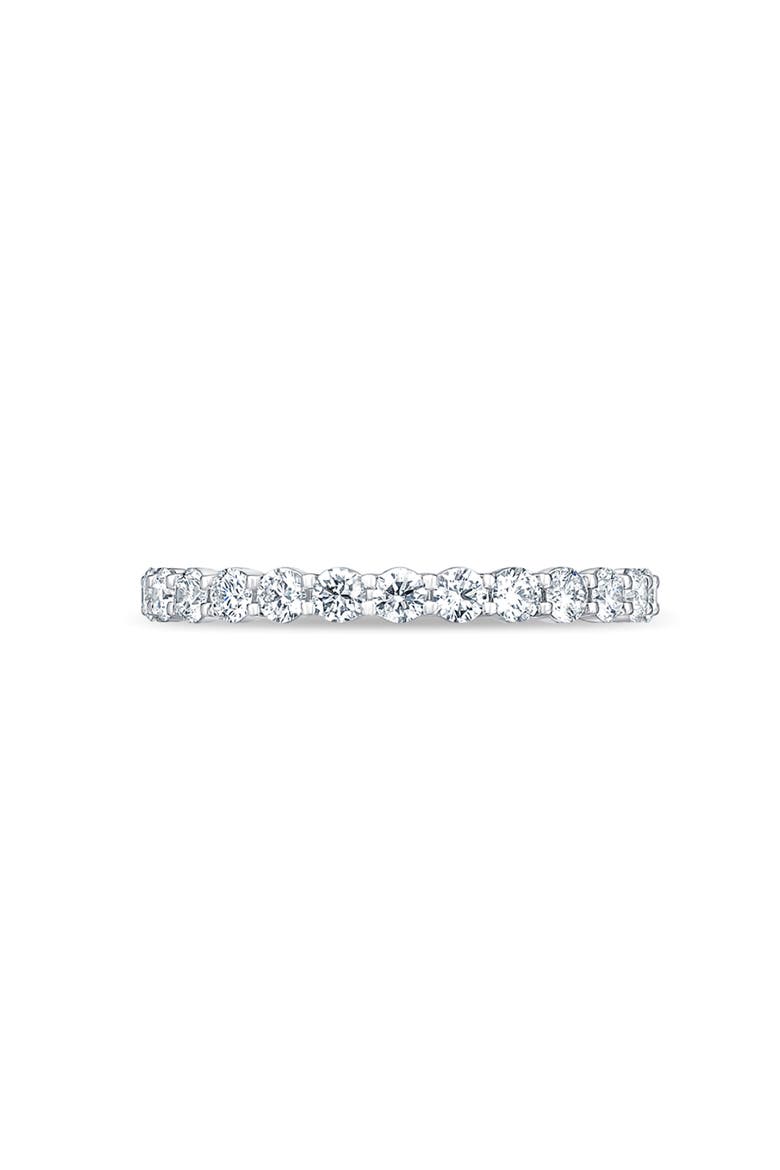 Petite Prong Diamond Eternity Band, Alternate, color, PLATINUM