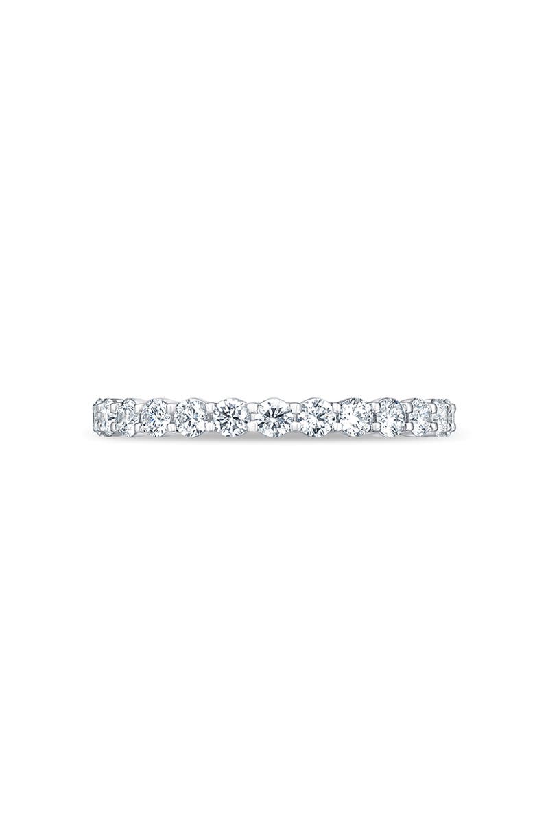 Mémoire Petite Prong Diamond Eternity Band, Alternate, color, Platinum