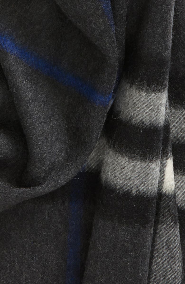 Burberry Giant Icon Check Cashmere Scarf, Alternate, color, 