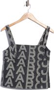 Marc Jacobs Monogram Denim Bustier Top