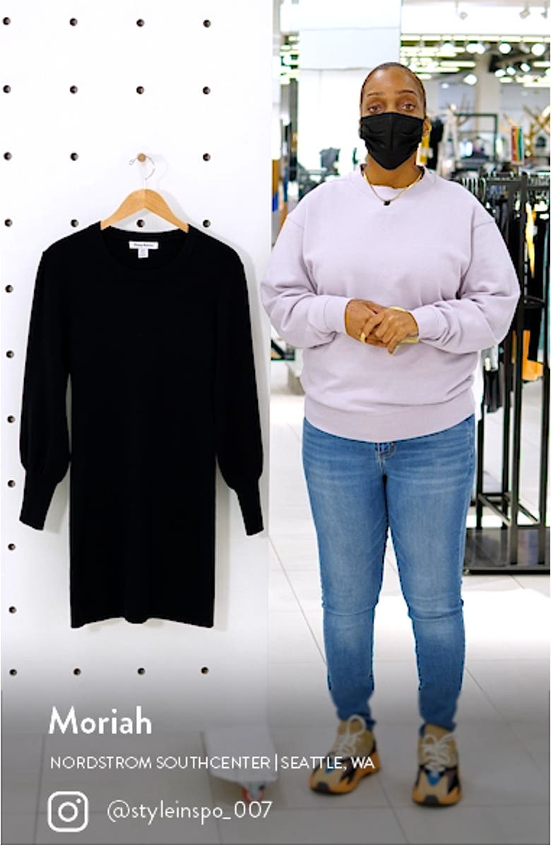 Pickford Balloon Sleeve Sweater Dress, sales video thumbnail
